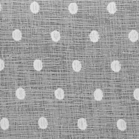 ZÁVES NA KRÚŽKOCH HANIA 140X250 CM BIELA