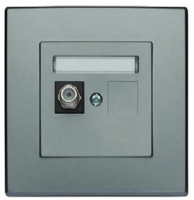 GPA-1L Anténna zásuvka slobodný inox