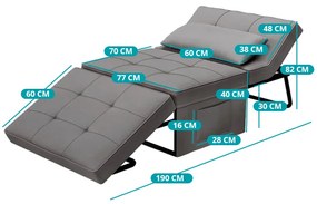 Rozkladacie kreslo