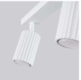 Biele bodové svietidlo 6,5x81 cm Gleam – Sollux