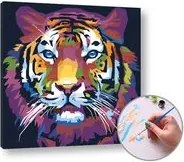 Maľovanie podľa čísel TIGER DŽUNGĽOVÝ – nízka náročnosť