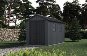 Záhradný domček Keter Newton Plus wide 11x7,5 šedý, s podlahou