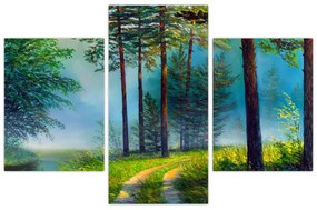 Obraz - Olejomaľba krajiny (90x60 cm)
