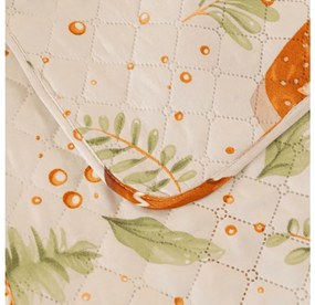 Prehoz na posteľ WINTER GINGERMAN, biely Rozmer: 170 x 210 cm