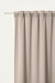 Velúrový záves SOFT VELVET béžový na riasiacu pásku Rozmer: 140x300 cm