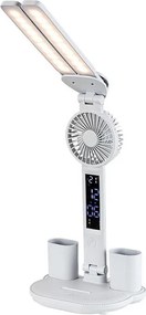 Rabalux 74030 - LED stmievateľná stolová lampa s ventilátorom NOVILO LED/7W/5V
