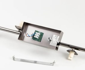 Brilagi - LED Prisadený luster MILLA 4xG9/3W/230V lesklý chróm/dymová