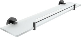 Nimco Polica, 60 cm s ohrádkou IXI UNIX ČIERNA - UNC X460-X-90