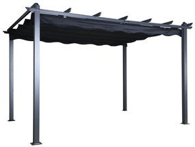 Lazio pergola čierna 4x3 m