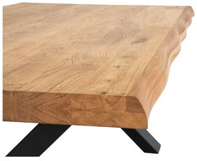 Konferenčný stolík s doskou z masívneho dubu House Nordic Toulon, 120 x 70 cm