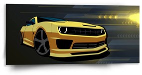Sablio Obraz Chevrolet Camaro Pruhy - 110x50 cm
