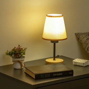 Brilagi - Stolná lampa NUBILA WOOD 1xE27/25W/230V dub/svetlohnedá