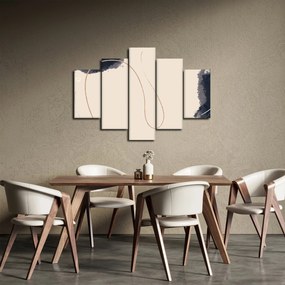 Obraz - Béžová abstrakcia (150x105 cm)