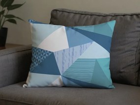 Sada 2 ks dekoračných obliečok na vankúš z mikrovlákna NARKEL 50x70 cm, farebná