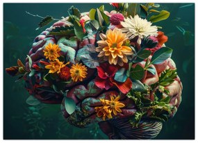 Sklenený obraz - Rozum (70x50 cm)
