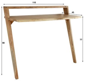 Toaletný stolík/Konzola Angle 20-89 Acacia drevo  - Komfort-nábytok