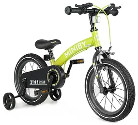 QPLAY Bicykel Miniby 3v1 Green