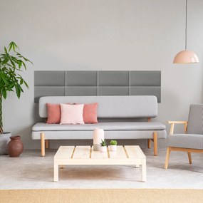 Zástena za gauč - Obdĺžnik - 60x30cm Farba: Svetlo šedá, Rozmer: 60x30