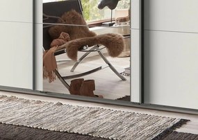 Šatníková skriňa Bern, šírka 270 cm/výška 208 cm, biela