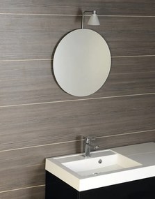 Aqualine Zrkadlo okrúhle ø 60cm, bez úchytu 22444