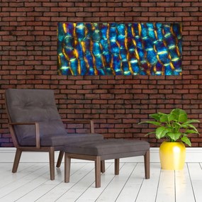Obraz - Bunková stena (120x50 cm)