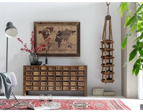furniture-nabytek.cz - Masívny príborník Madurai z recyklovaného dreva, neupravený, hnedý – 150×40×75 cm