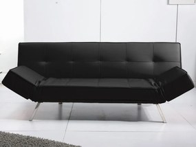 Pohovka Berlin, čierna ekokoža