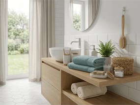 Uterák CLYR 50x100 cm modrý, 100% bavlna