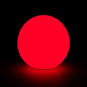 Svietiaca LED guľa 50 cm – 18 RGB + 12 biele