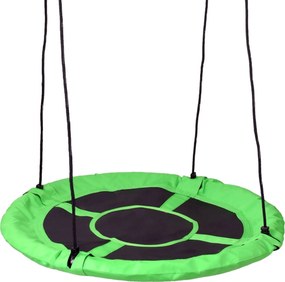 Záhradná hojdačka hniezdo ROMAN 100 cm - zelená