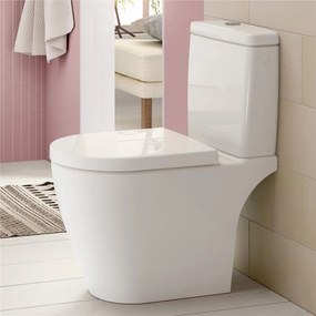 VILLEROY &amp; BOCH Avento WC sedátko s poklopom, s funkciou QuickRelease a Softclosing, biela alpská, 9M77C101