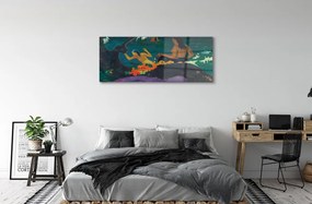 Obraz plexi Art pôsobí na jazere 120x60 cm
