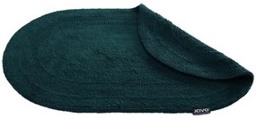 Kúpeľňový koberček Javo Cotton zelený ovál