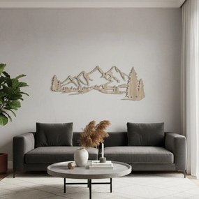 Drevený obraz na stenu - Les a hory | REHORA: HDF - Javor 55 x 20 cm 4658-109477 HDF0414-akcia20