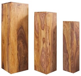 Set 3 stojanov Timber Honey