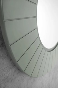 Sapho Sapho, LUMIRO STRIP guľaté zrkadlo s LED osvetlením v ráme, priemer 90cm, verde, LR950-4444S
