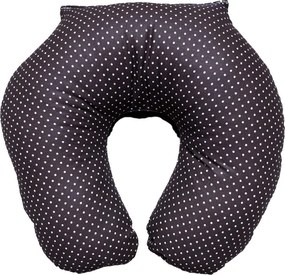 Polášek Cestovný vankúš - Tmavosivá / bodky