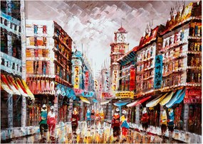 Obrázok - Hong Kong, olejomaľba (70x50 cm)