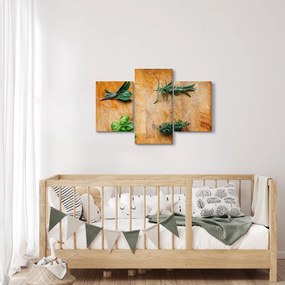 Obraz - Bylinky (90x60 cm)