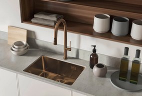 Deante Olfato, vysoká drezová batéria, brúsený bronz, DEA-BQO_C72M