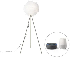 Inteligentná romantická stojaca lampa biela vrátane Wifi A60 - Feather