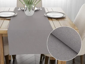 Biante Dekoračný behúň na stôl BKR-503 Sivý režný 20x140 cm
