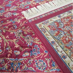 Koberec Exkluzívny Qum Silk 11 červený