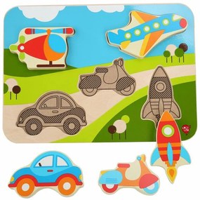 Lucy & Leo puzzle dopravné prostriedky LL229