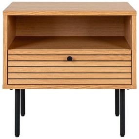 Odkladací stolík s doskou v dubovom dekore 40x50 cm Kyoto – House Nordic