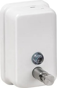 Bemeta Design Dávkovač mydla, 500 ml, nerez, biela - 105109024