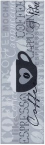 Behúň Cook & Clean 105729 Grey Black White, 50x150, šedá, kuchyňa, Hanse Home