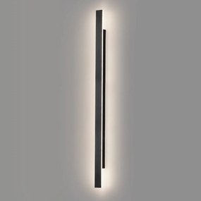 Exteriérové nástenné LED svietidlo Wow, 1x LED 20w, 3CCT, čierna, (120 cm)