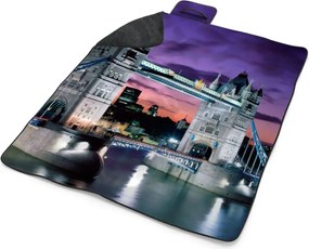Sablio Plážová deka Tower Bridge: 200x140 cm