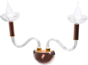 Toolight Toolight, nástenné svietidlo 2xE14 APP1082-2W, ružové zlato, OSW-08892